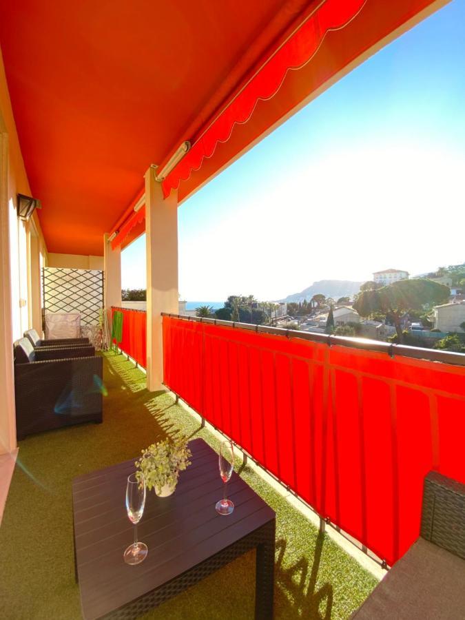 Charmant 2 Pieces Vue Sur Mer Et Monte-Carlo A Roquebrune Cap Martin Εξωτερικό φωτογραφία